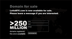 Desktop Screenshot of lottobtc.com