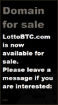 Mobile Screenshot of lottobtc.com